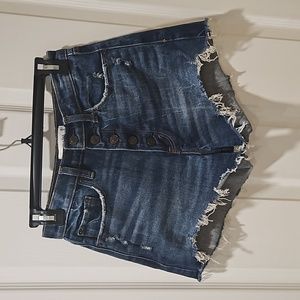 Abercrombie & Fitch high rise mom shorts